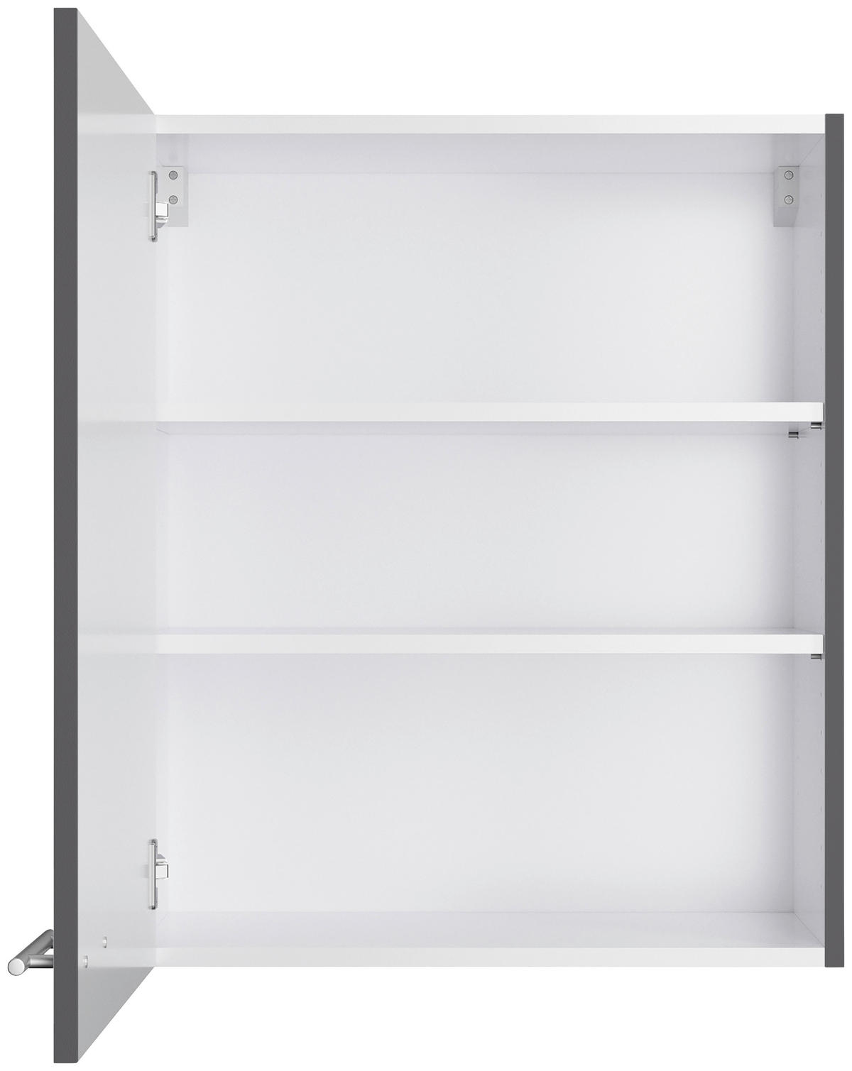 KÜCHENBLOCK 270 cm   in Anthrazit  - Edelstahlfarben/Eichefarben, Basics, Holzwerkstoff/Metall (270cm) - Optifit