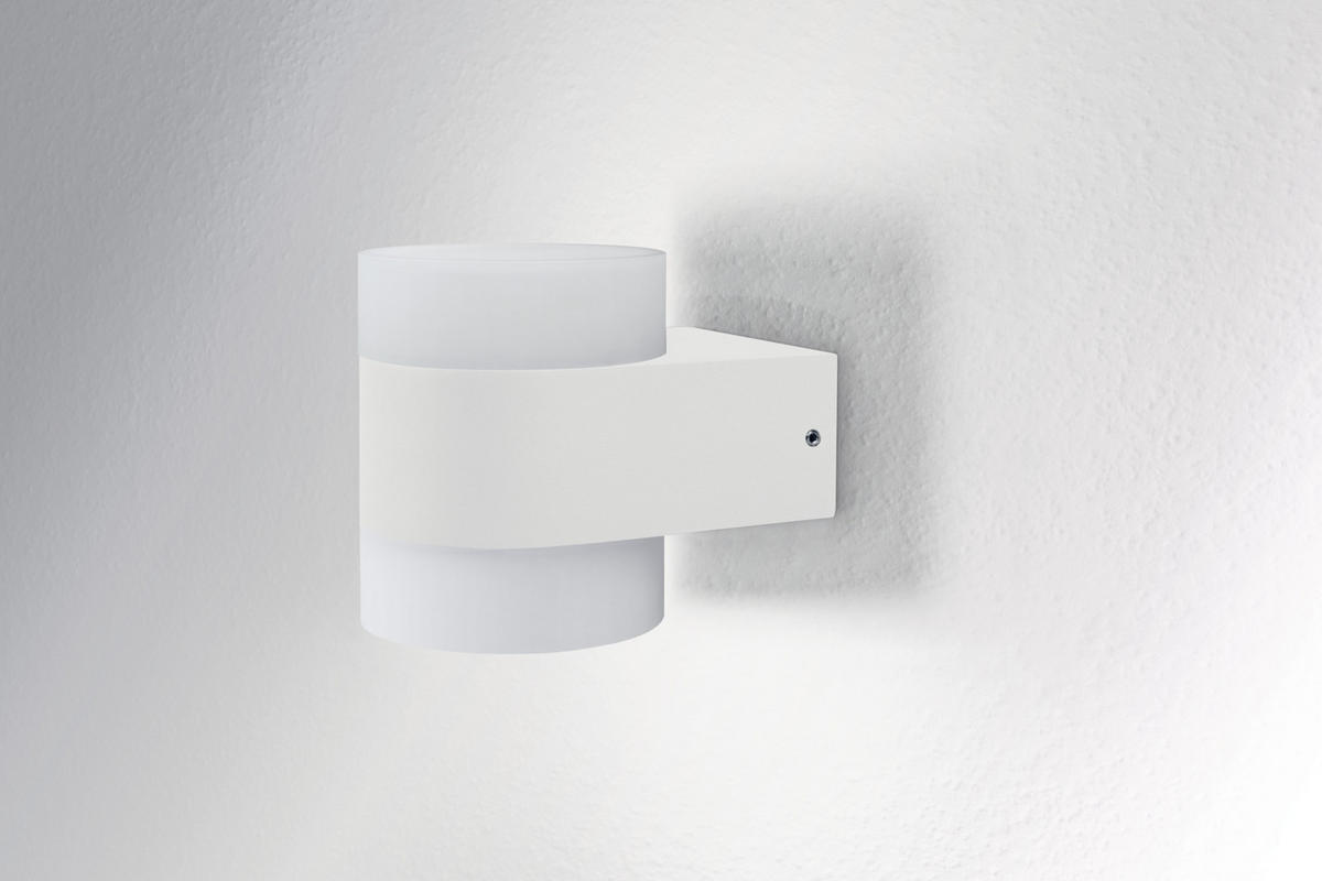 LED-WANDLEUCHTE Endura Style UpDown Puck 13,1/9,1/11 cm   - Weiß, Basics, Metall (13,1/9,1/11cm) - Ledvance