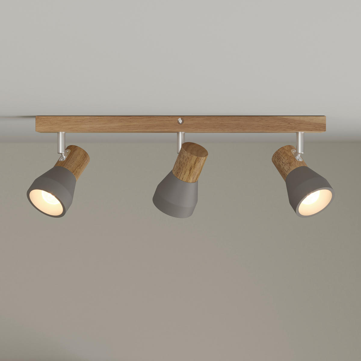 STRAHLER Alina 57/7,2/12,3 cm  - Eschefarben/Grau, Natur, Holz/Stein (57/7,2/12,3cm) - Novel