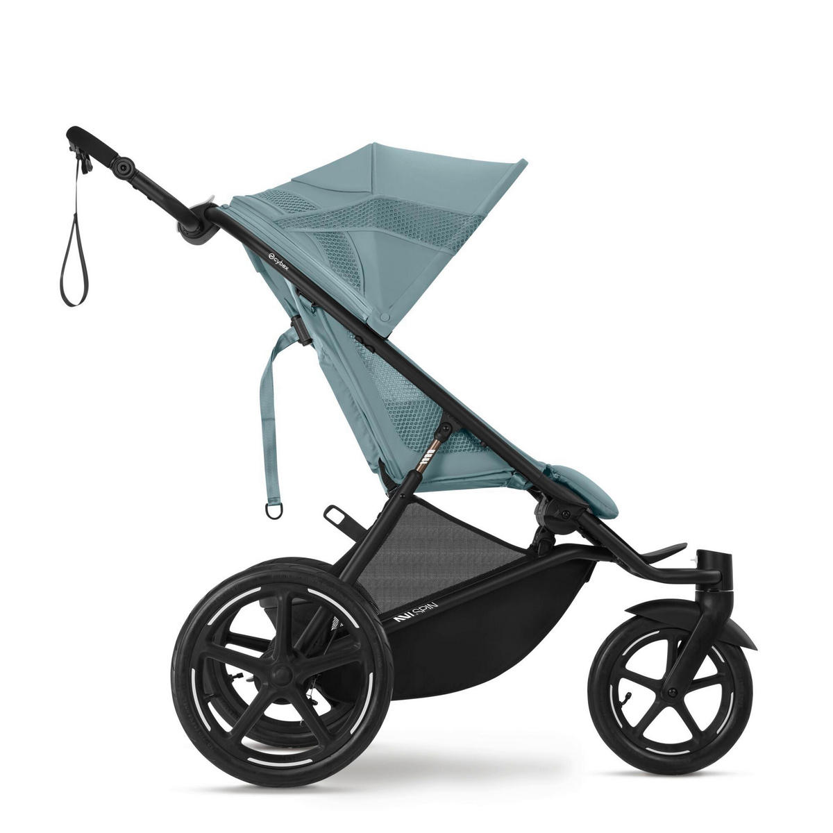 JOGGER Avi Spin  - Pastellblau/Schwarz, LIFESTYLE, Textil (118,5/68,5/113cm) - cybex GOLD