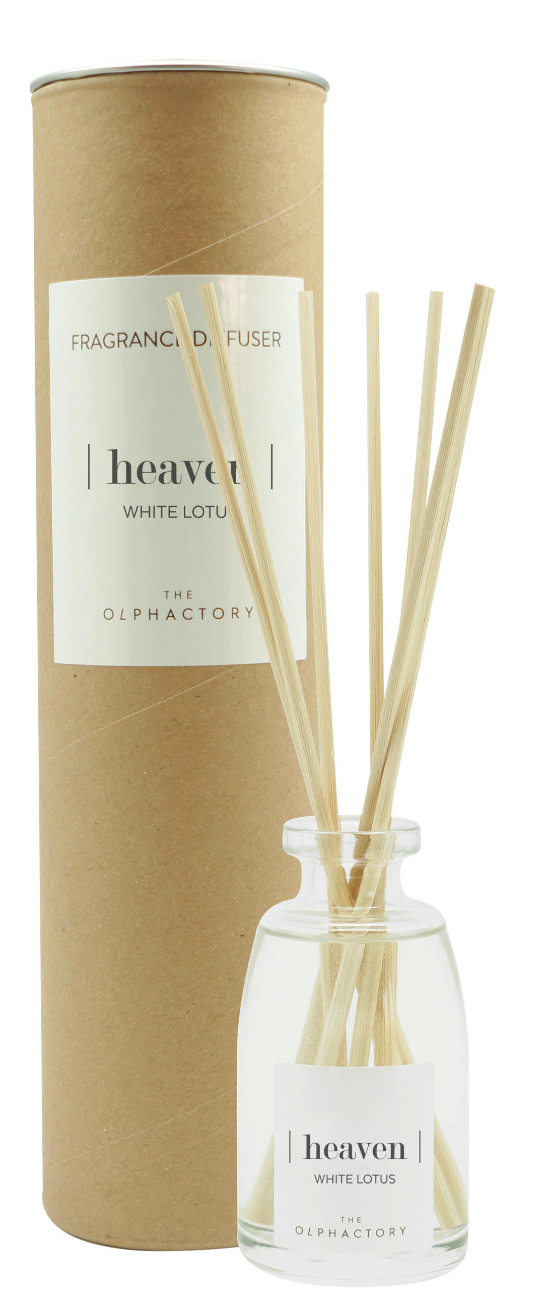 Difuzor White Lotus  - večbarvno, Basics, karton/steklo (100ml) - The Olphactory