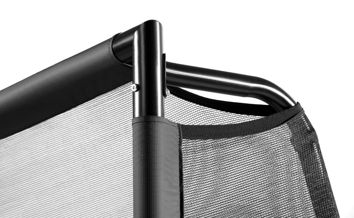 FUßBALLTOR - Schwarz, KONVENTIONELL, Kunststoff/Metall (300/200/90cm) - Salta