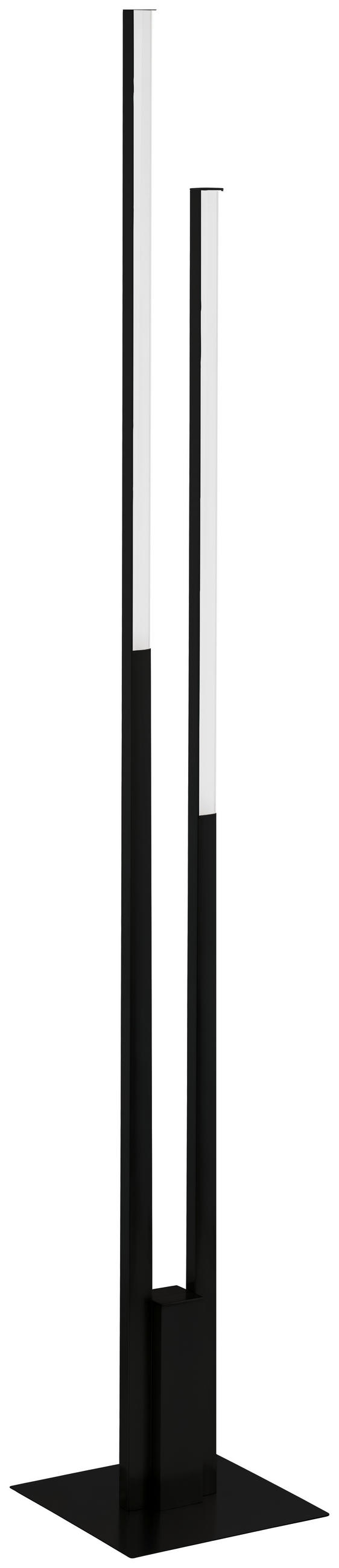 LED-STEHLEUCHTE 15/175,50 cm    - Schwarz/Weiß, Design, Kunststoff/Metall (15/175,50cm) - Eglo