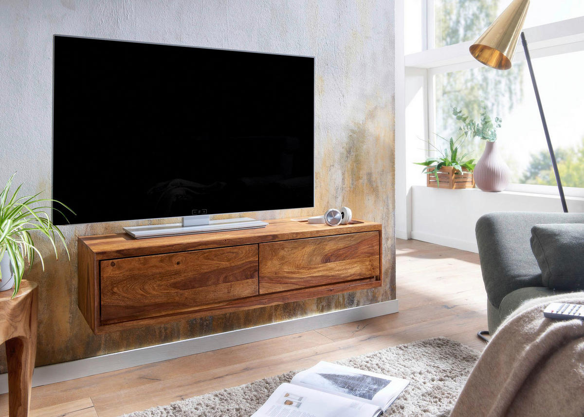 TV-BÄNK  i 108/25/34 cm  - sheshamfärgad, Modern, trä (108/25/34cm) - MID.YOU