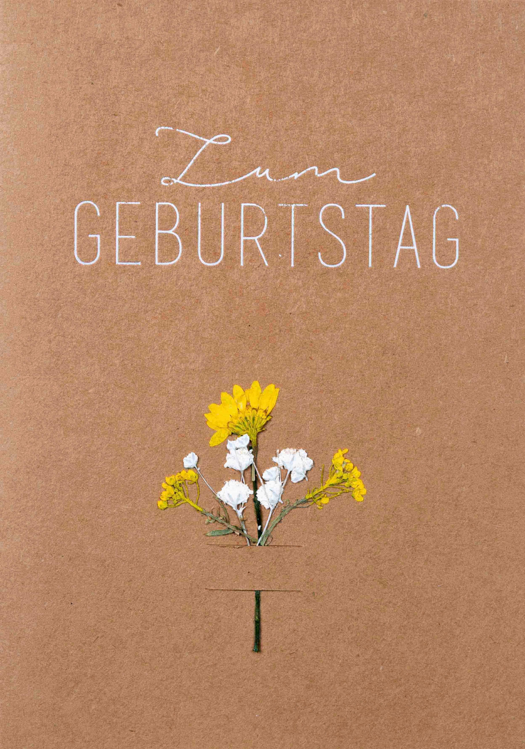 KARTE  - Braun, Basics, Papier (17.9/12.3/0.1cm) - Räder