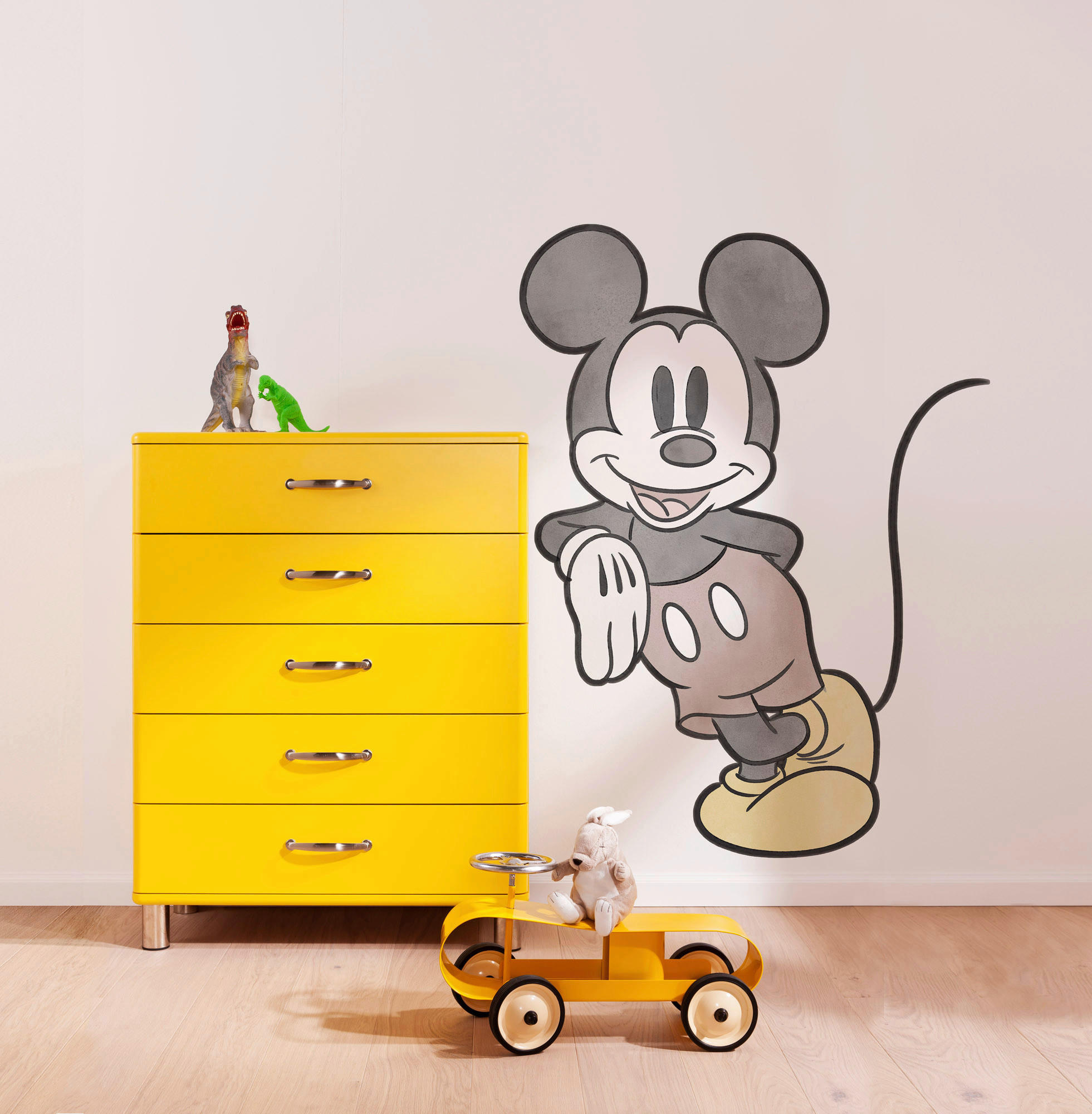 FOTOTAPETE Mickey Mouse  - Multicolor, Trend, Papier (100/127cm) - Komar