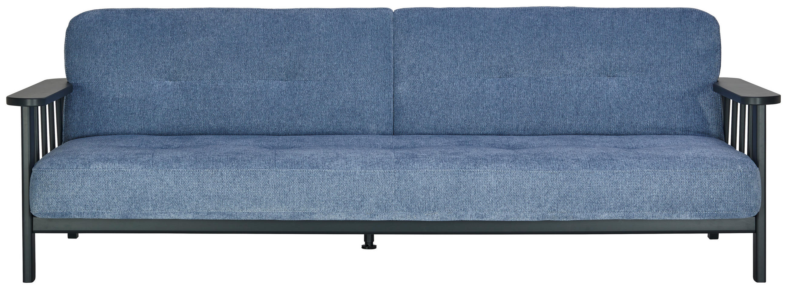 SCHLAFSOFA  in Flachgewebe Blau  - Blau/Anthrazit, MODERN, Holz/Textil (232/79/97cm) - Niels Andersson