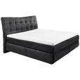 BOXSPRINGBETT 180/200 cm  in Schwarz  - Schwarz, Basics, Holzwerkstoff/Kunststoff (180/200cm) - Esposa