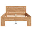 BETT 140/200 cm  in Eichefarben  - Eichefarben, Natur, Holz (140/200cm) - Linea Natura