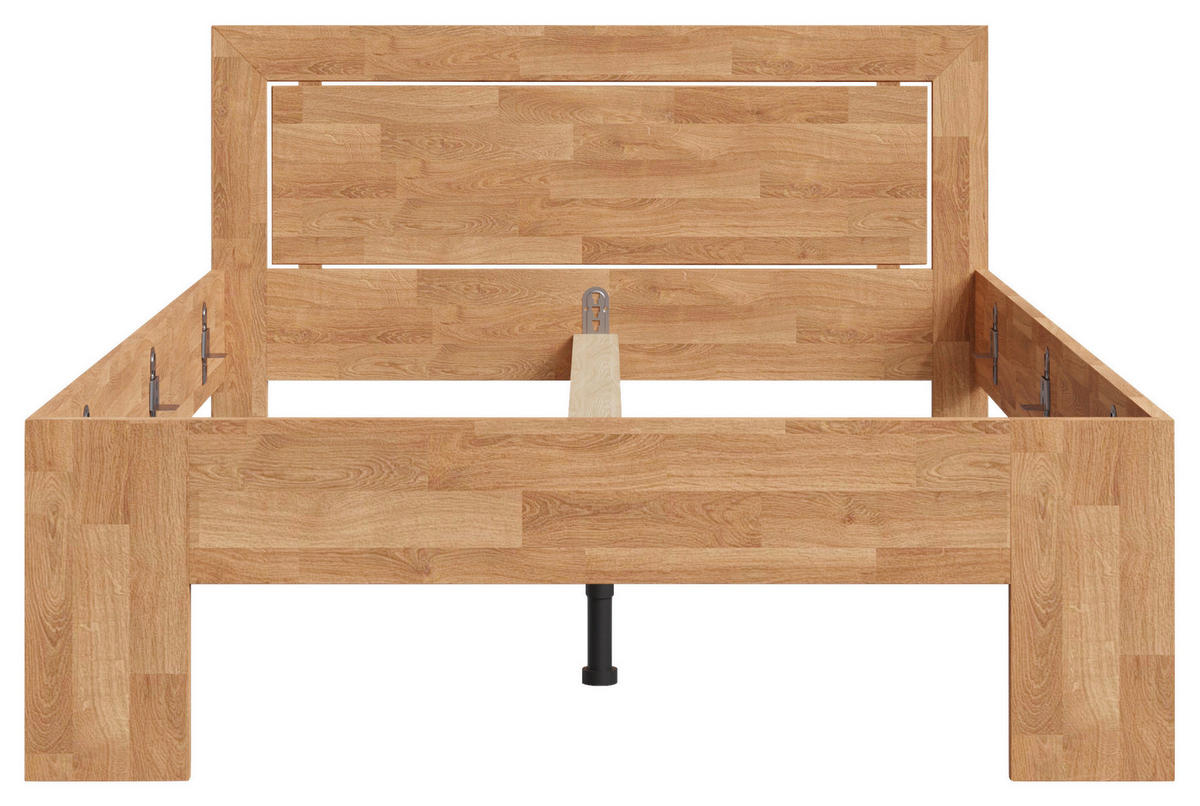 BETT 140/200 cm  in Eichefarben  - Eichefarben, Natur, Holz (140/200cm) - Linea Natura