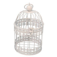 VOGELKÄFIG - Weiß, Trend, Metall (15/25cm) - Ambia Home
