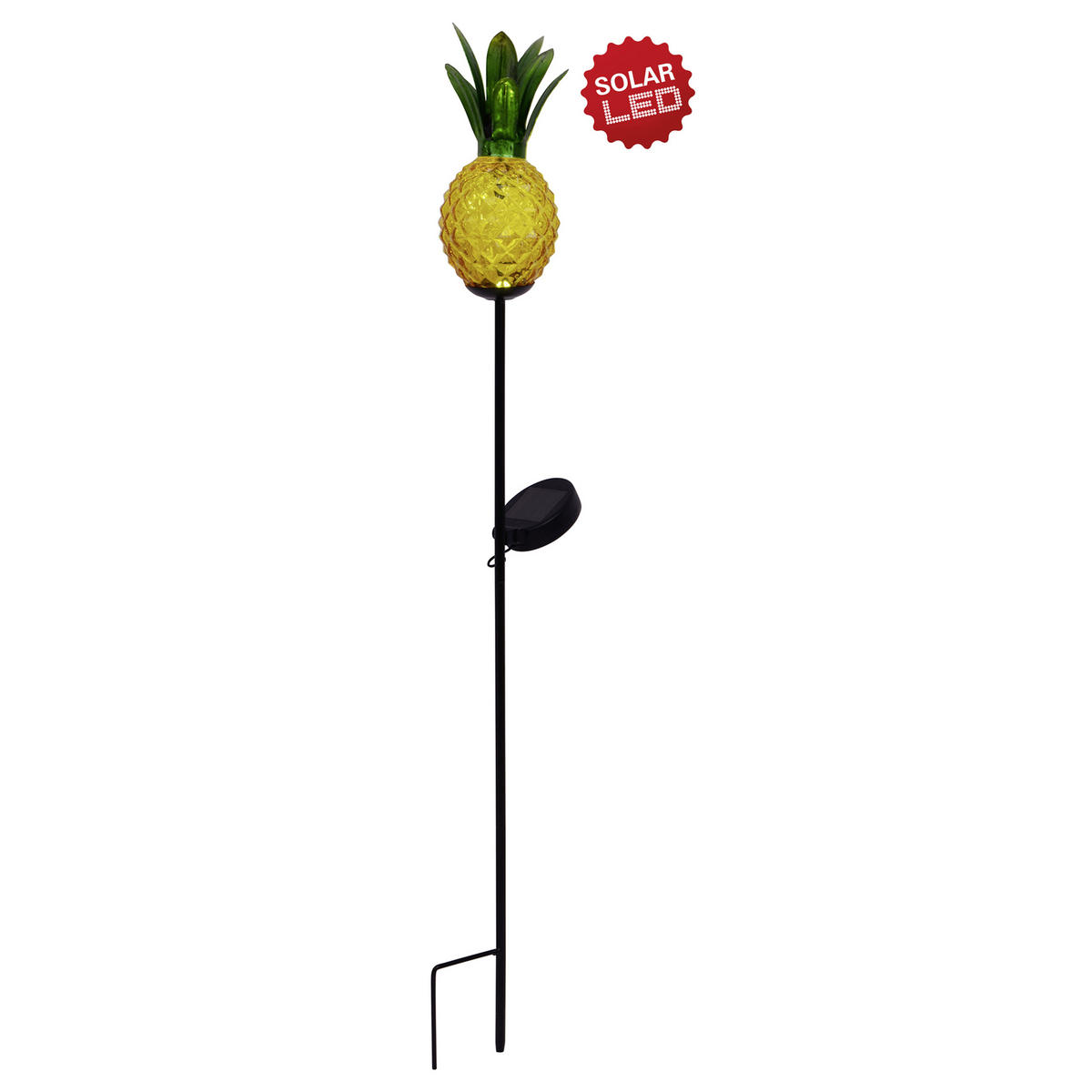 SOLARLEUCHTE  - Schwarz/Orange, Basics, Glas/Metall (10 cm /81 cm cm) - Näve
