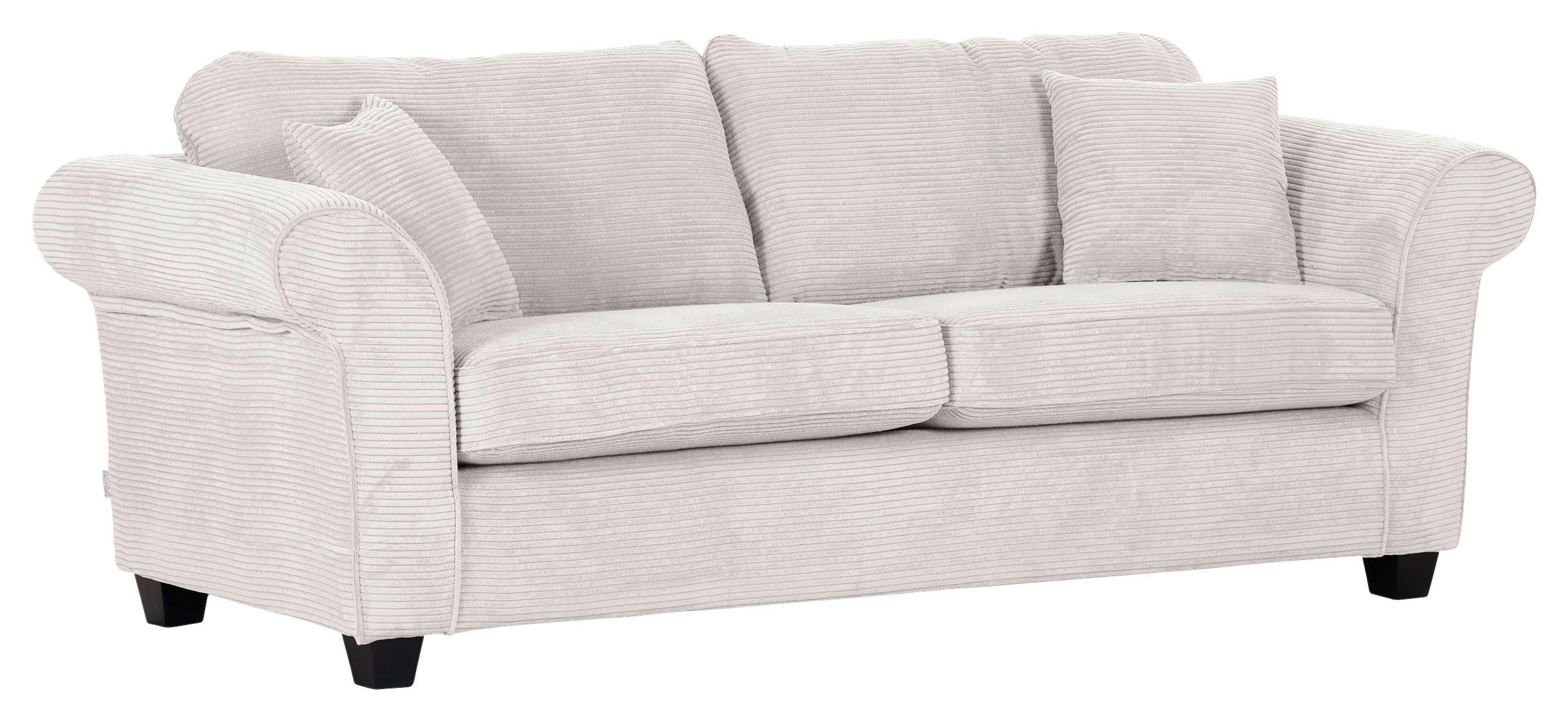 Thumbnail - home24 3-Sitzer-Sofa, Natur, Textil, Buche, massiv, Füllung: Polyester, 215x70x90 cm, Typenauswahl, Stoffauswahl, Rücken...