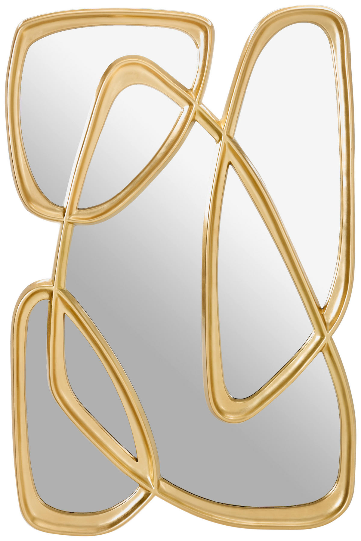 WANDSPIEGEL 97/148/4 cm    in  - Goldfarben, Design, Glas/Holzwerkstoff (97/148/4cm) - Novel