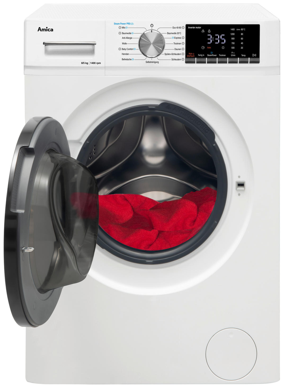 WASCHTROCKNER WAT 404 600  - Weiß, Basics, Kunststoff/Metall (60,0/84,7/45,7cm) - Amica