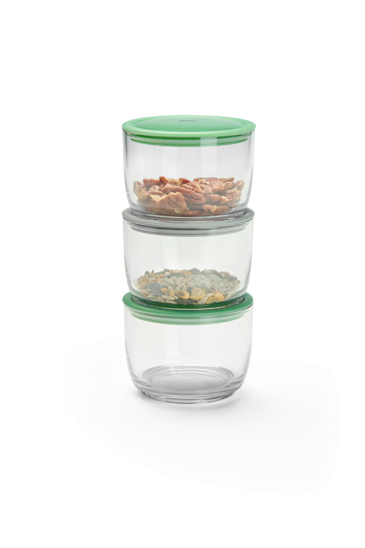 Set Recipiente Alimentare   - verde deschis/transparent, Basics, plastic - Homeware Profession.