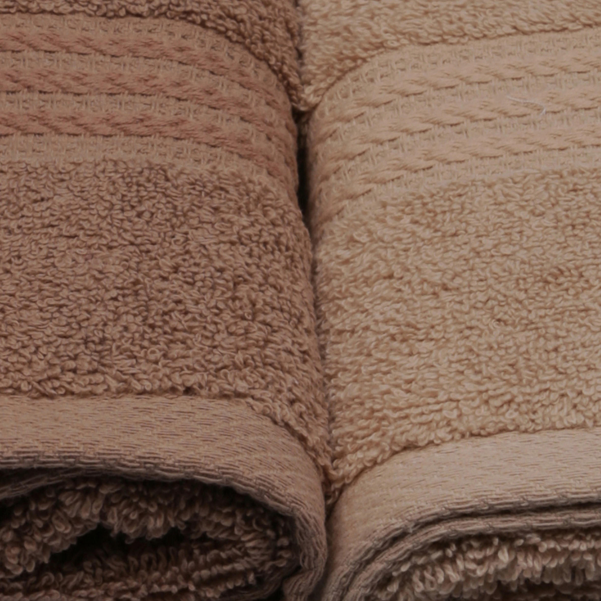 HANDTUCHSET Braun, Creme, Beige  - Beige/Creme, Basics, Textil (50/90cm)