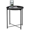 BEISTELLTISCH 47,5/47,5/53 cm Schwarz rund  - Schwarz, Basics, Metall (47,5/47,5/53cm) - Carryhome