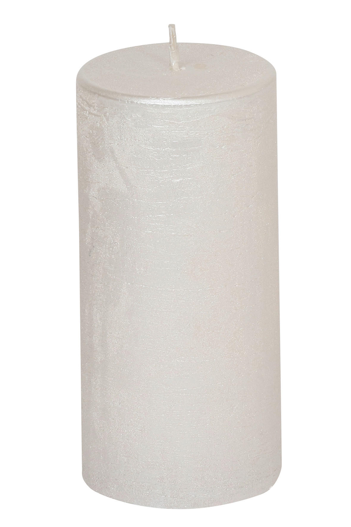 STUMPENKERZE 5,8/12 cm  - Weiss, Konventionell (5,8/12cm)