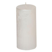 STUMPENKERZE 5,8/12 cm  - Weiss, Konventionell (5,8/12cm)
