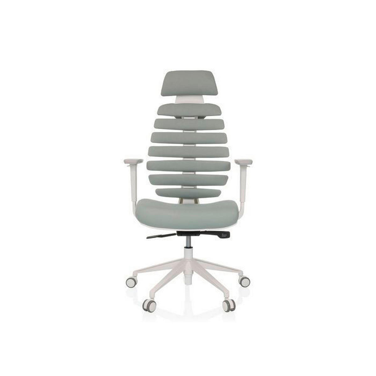 OTOČNÁ ŽIDLE, plochá tkanina, světle šedá - bílá/světle šedá, Moderní, textil/plast (67/116 - 133/65cm) - MID.YOU