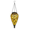 SVJETILJKA SOLARNA  - narančasta/crna, Basics, metal/plastika (13,5/50cm) - Globo