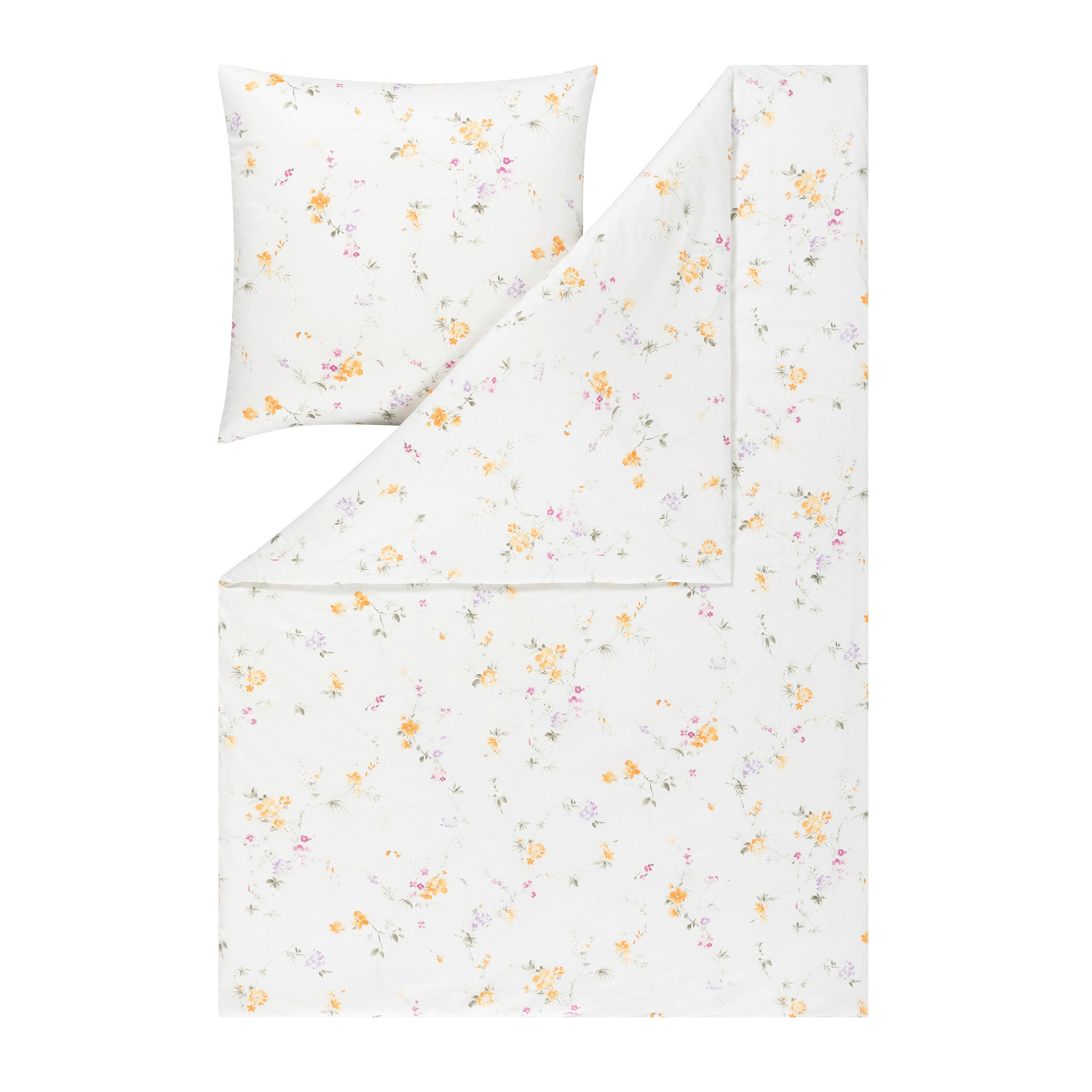 POSTELJNINA Atelier 140/200 cm interlock džersi oranžna  - oranžna, Konvencionalno, tekstil (140/200cm) - Estella