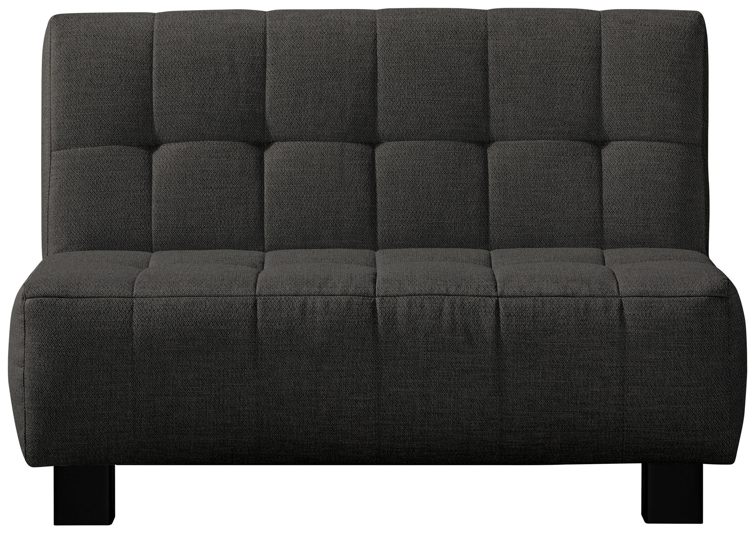 SCHLAFSOFA Anthrazit  - Anthrazit/Schwarz, Design, Textil/Metall (125/92/102cm) - Novel