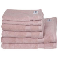 FROTTIERSET SW-Cuddly Altrosa 6-teilig  - Altrosa, Basics, Textil - Schöner Wohnen