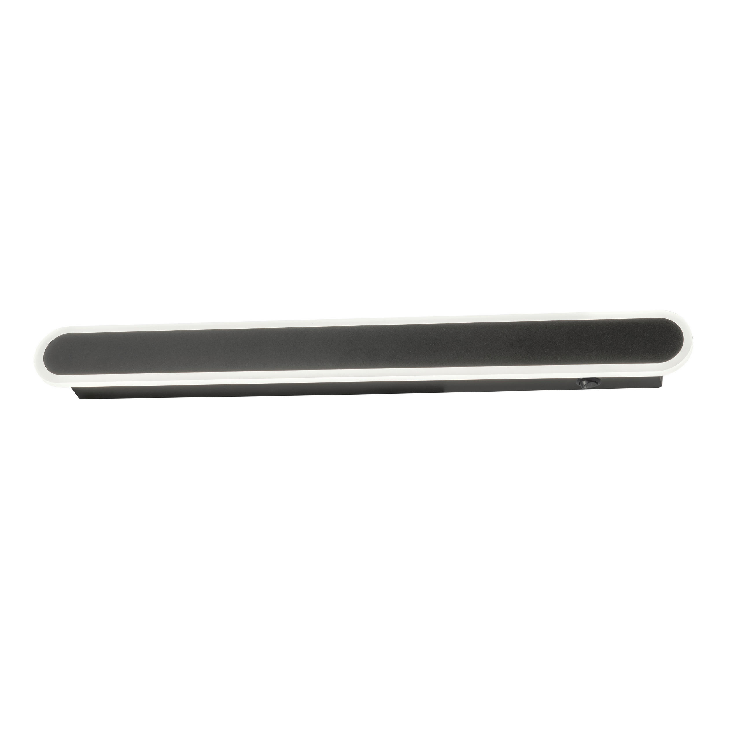 LED-WANDLEUCHTE Stretto 60/6/5 cm   - Silberfarben, Design, Metall (60/6/5cm) - Fischer & Honsel