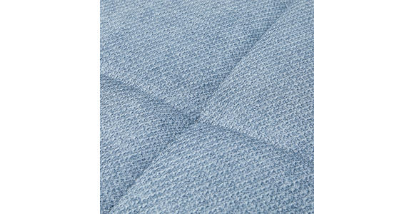 ECKSOFA  in Webstoff Blaugrau  - Blaugrau/Schwarz, KONVENTIONELL, Textil/Metall (292/192cm) - Carryhome