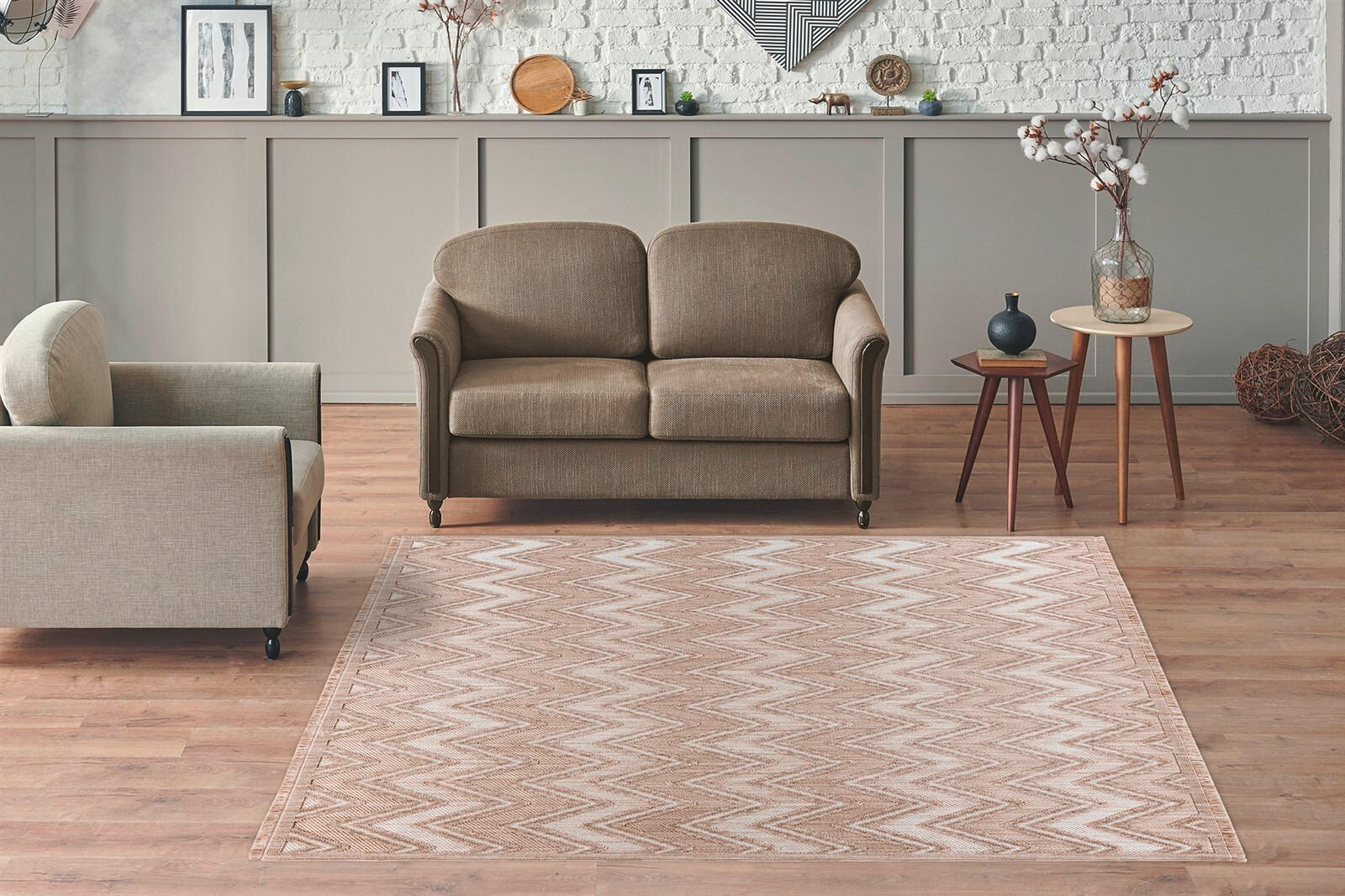 TEPPICH 120/170 cm Sarai 225 Beige  - Beige, KONVENTIONELL, Textil (120/170cm)