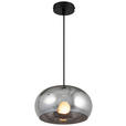 HÄNGELEUCHTE 23/120 cm  - Schwarz, Trend, Glas/Metall (23/120cm) - Novel