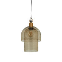 HÄNGELEUCHTE Gigi 22/31/22 cm  - Naturfarben, Basics, Glas (22/31/22cm) - Collet's Monde