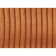 ECKSOFA in Cord Terracotta - Terracotta/Braun, KONVENTIONELL, Holz/Textil (230/190cm) - Carryhome