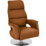 RELAXSESSEL Echtleder Relaxfunktion - Braun, Design, Leder/Metall (72/115/79cm) - Welnova RELAXSESSEL Echtleder Relaxfunktion - Braun, Design, Leder/Metall (72/115/79cm) - Welnova