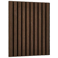 AKUSTIKPANEEL Echtholz, Nachbildung Grau, Schwarz 40/40/2,1 cm 4 Stück  - Schwarz/Grau, Basics, Holz/Holzwerkstoff (40/40/2,1cm) - Boxxx