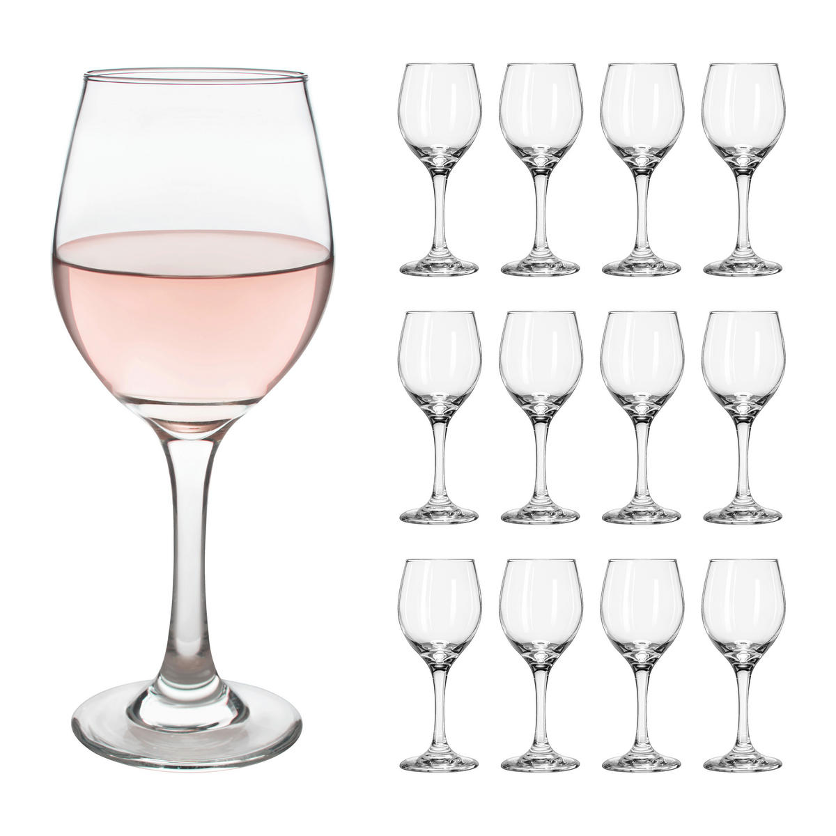 GLÄSERSET PERCEPTION  12-teilig  - Klar, Basics, Glas (7,5/18,5cm)