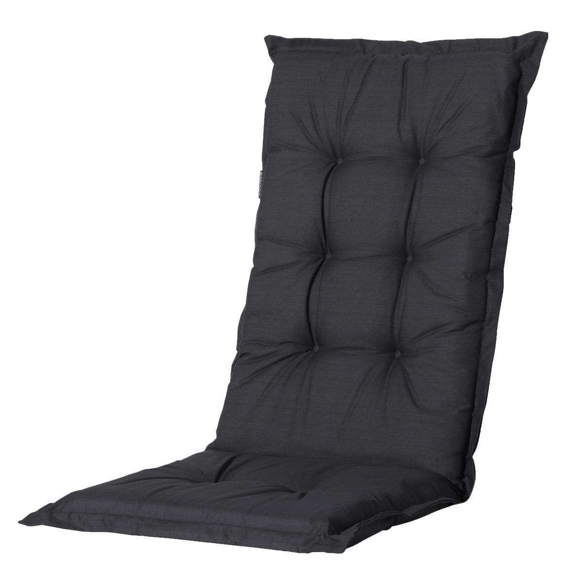 SESSELAUFLAGE in Schwarz  - Schwarz, MODERN, Textil (50/2/123cm) - Gardenson