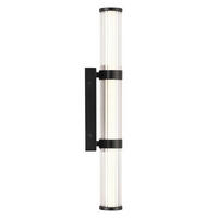 LED-WANDLEUCHTE - Schwarz, Basics, Glas/Metall (9/54/10,1cm) - Elstead Lighting