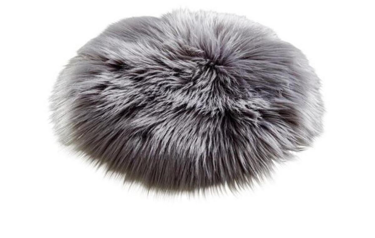 SITZKISSENSET 32 cm  - Anthrazit, Trend, Textil (32cm) - Novel