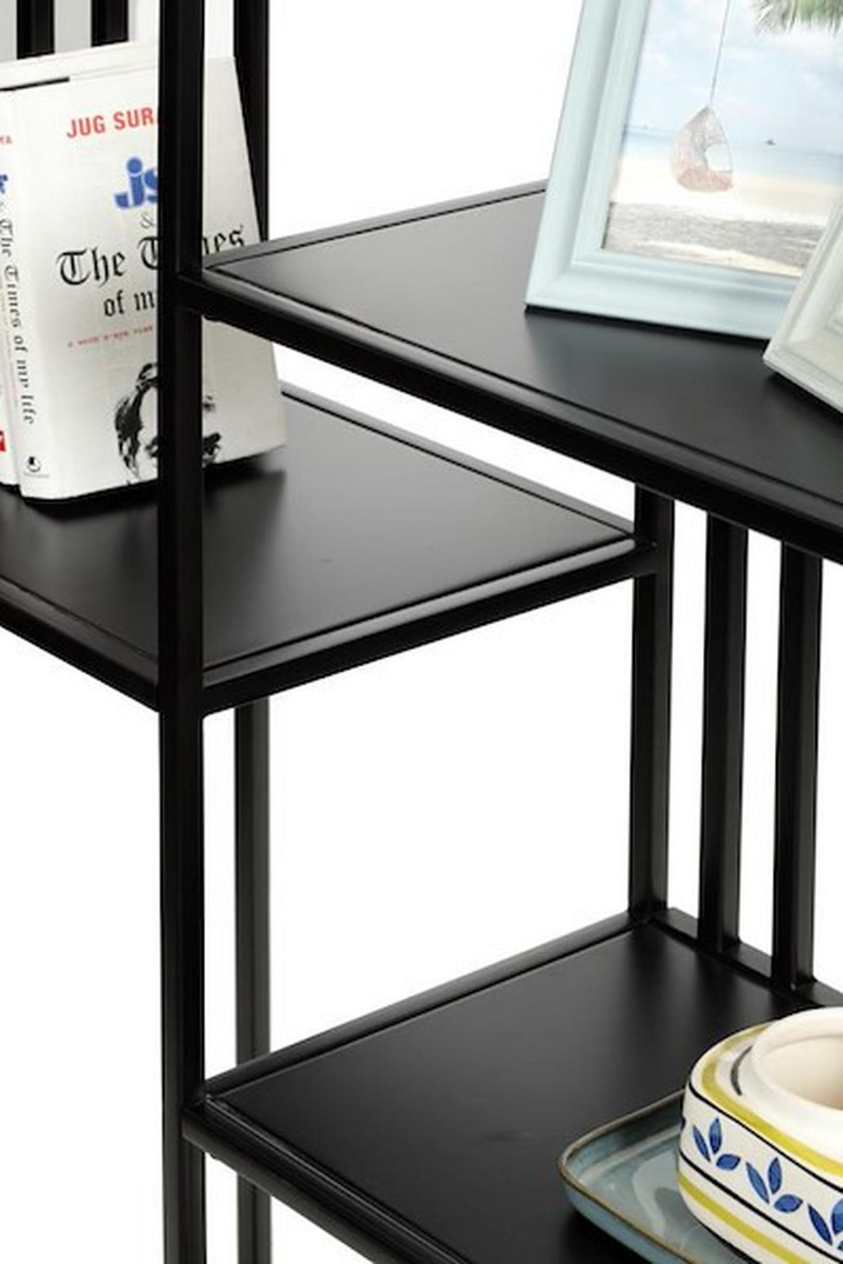 REGAL Schwarz  - Schwarz, Design, Metall (80/190/30cm) - Livetastic