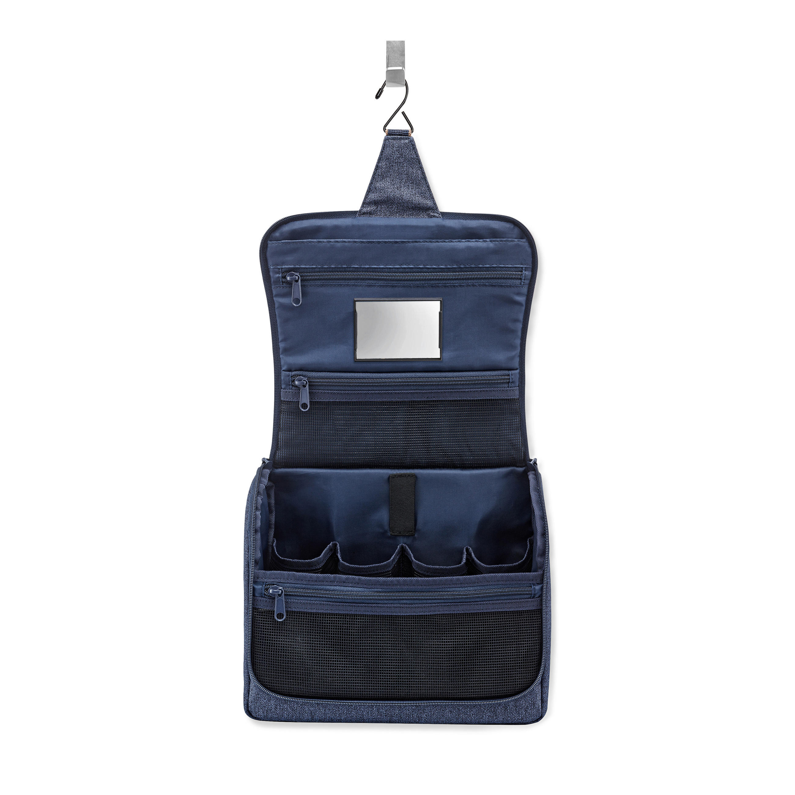 KOSMETIKTASCHE Rhmbus Dark Blue  - Dunkelblau, Basics, Textil (28/25/10cm) - Reisenthel