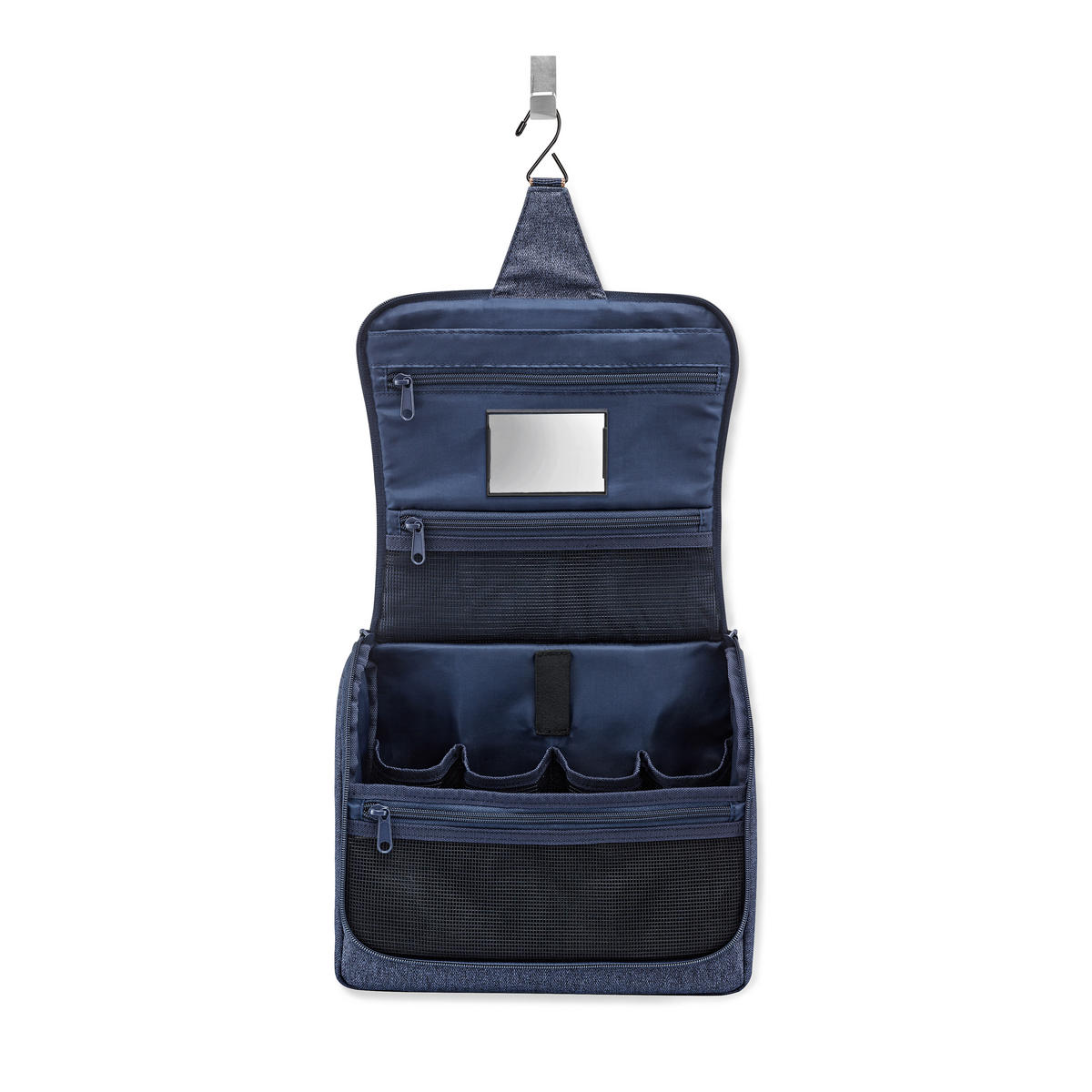 KOSMETIKTASCHE Rhmbus Dark Blue  - Dunkelblau, Basics, Textil (28/25/10cm) - Reisenthel