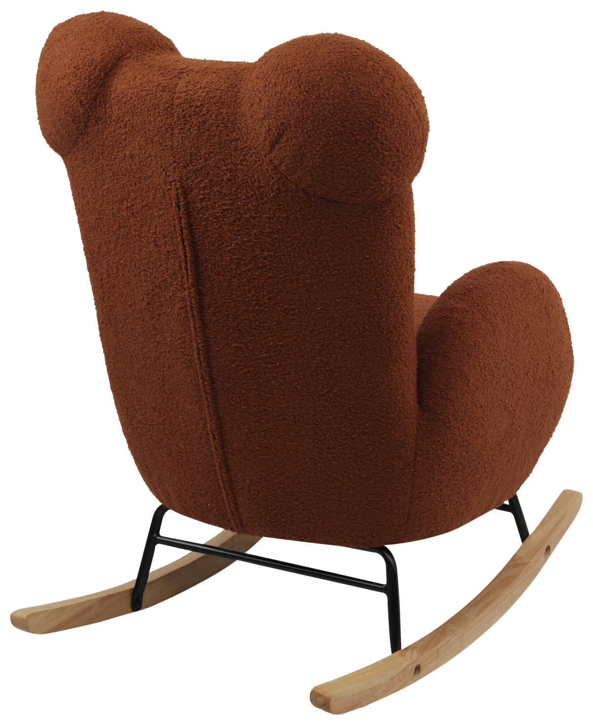 KINDER-SCHAUKELSTUHL - Braun, Basics, Holz/Textil (59/70/62cm) - Livetastic