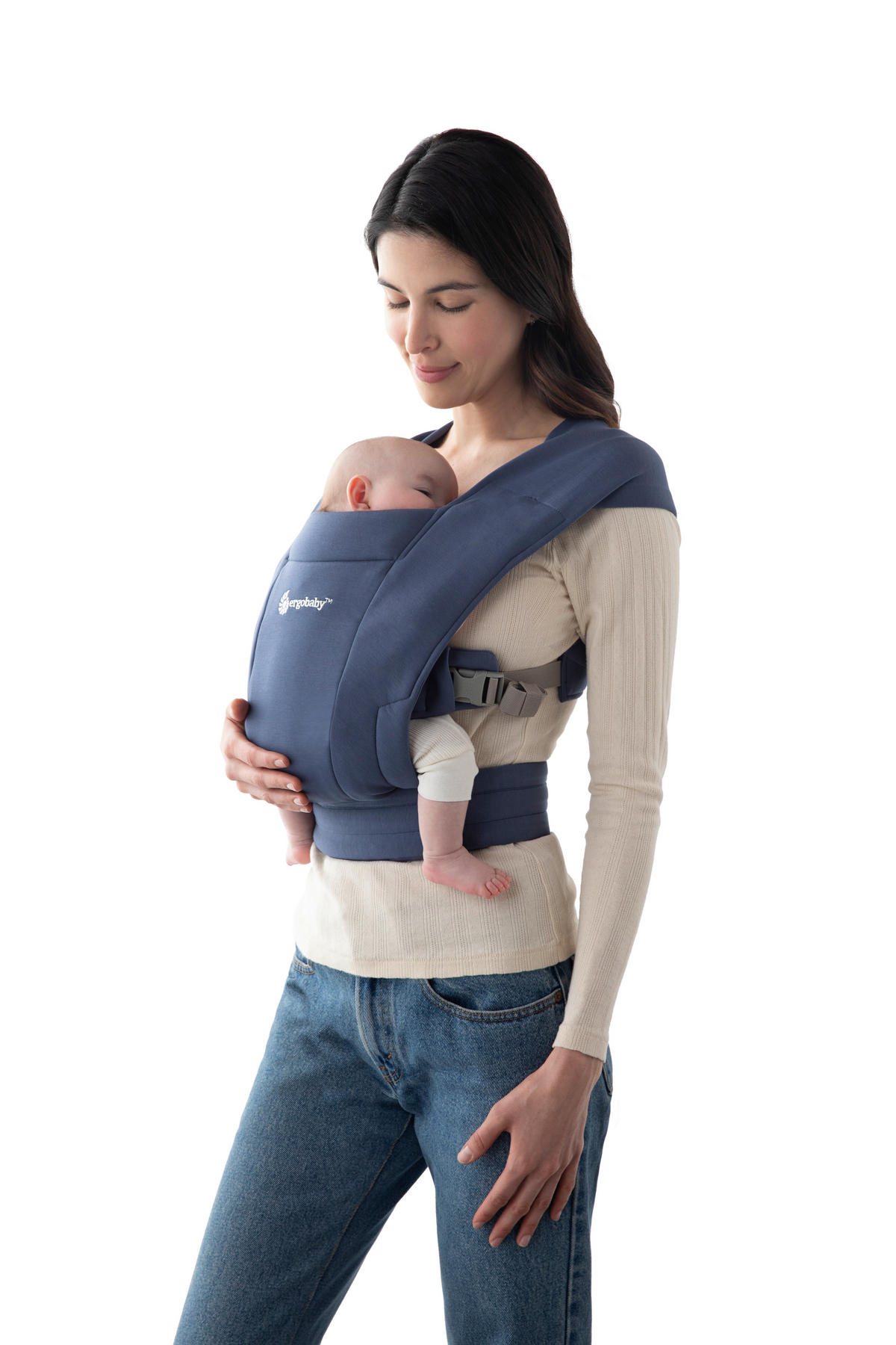 BABYTRAGE Embrace  - Blau, Basics, Textil (17,4/12,4/26,5cm) - Ergo Baby