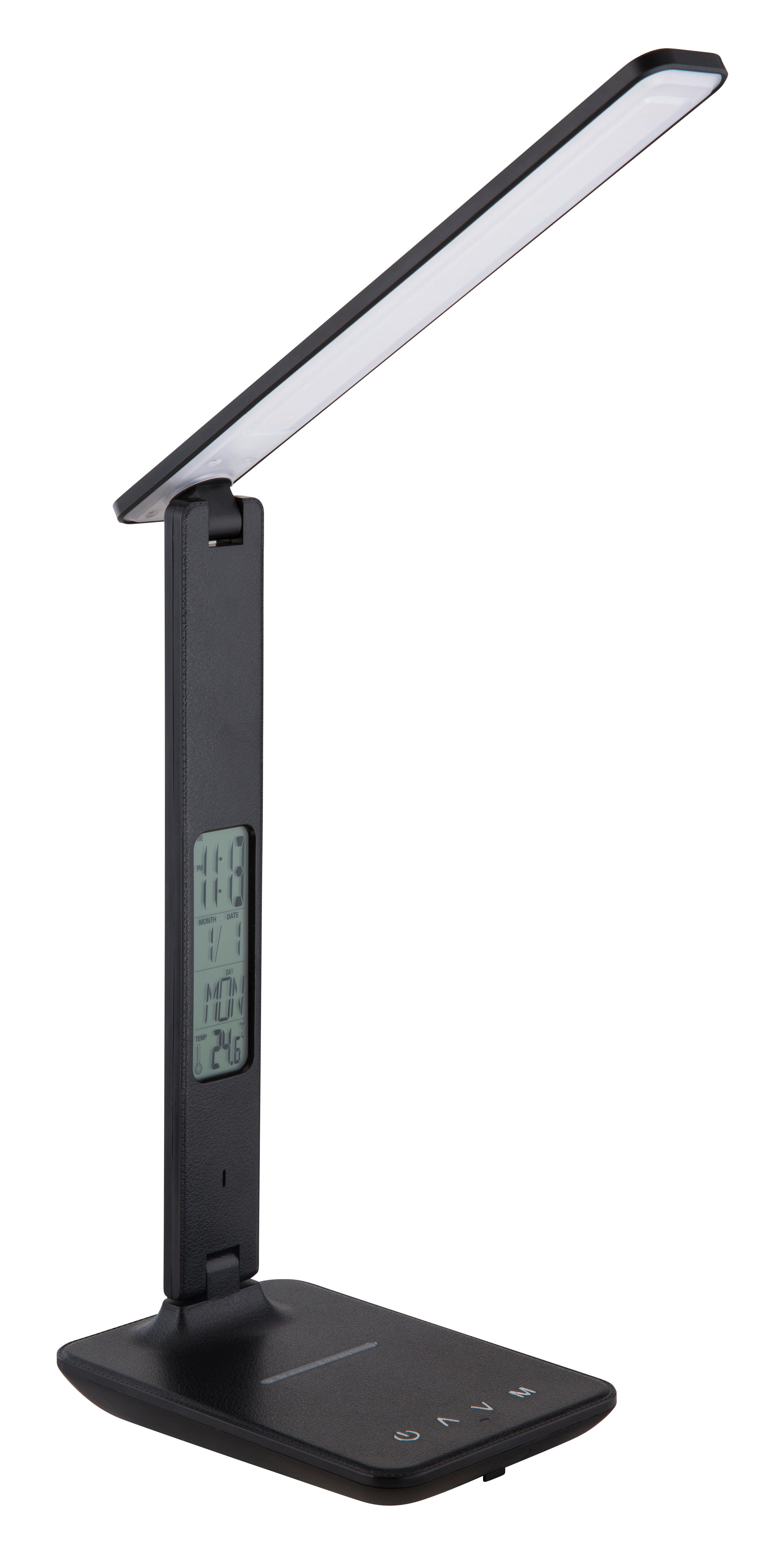 LED-TISCHLEUCHTE  - Schwarz, Design, Kunststoff (48/11,5/56,5cm) - Globo