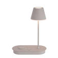 LED-TISCHLEUCHTE 25/12/33 cm   - Grau, Design, Kunststoff/Metall (25/12/33cm) - Novel