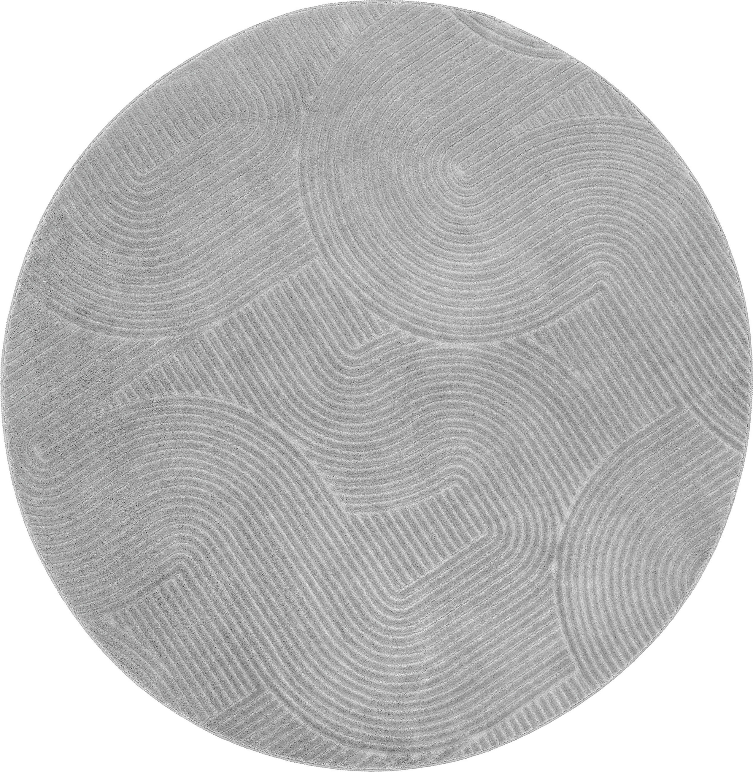 FLACHWEBETEPPICH 120 cm Laura  - Grau, Design, Textil (120cm) - Novel