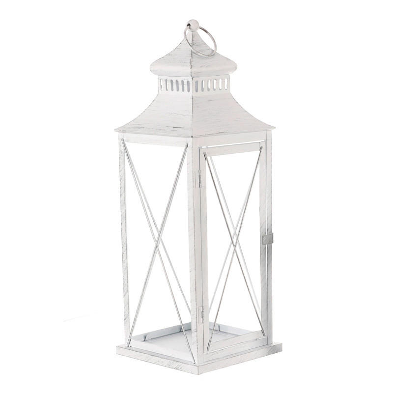 LUCERNA kov - bílá, Basics, kov (19/52/19cm)